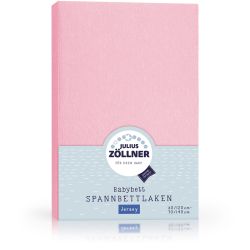 Julius Zöllner Spannbetttuch Jersey 70X140 / 60X120 Rosa