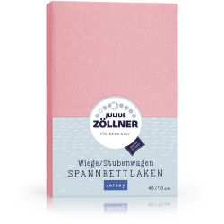 Julius Zöllner Spannbetttuch Jersey 90x40 blush