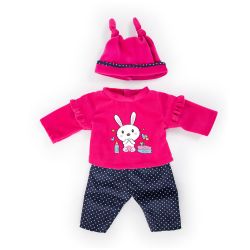 Bayer Design Kleider für Puppen 38cm blau Pink Hase