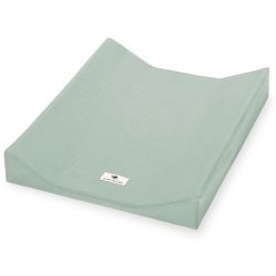 Julius Zöllner Überzug 2-Keilmulde Musselin 50x65 grün