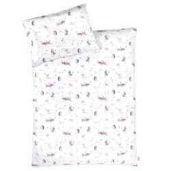 Julius Zöllner Jersey Bettwäsche 100x135 + 40x60 cm Crazy Animals