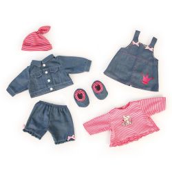 Bayer Design Kleid im Set mit Jacke, Hose und Schuhen 42-46cm