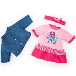 Bayer Design Kleider f&uuml;r Puppen 46cm Meerjungfrau rosa pink