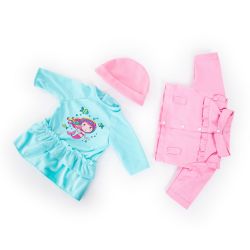 Bayer Design Kleider für Puppen 46cm Kleid Jacke türkis rosa Meerjungfrau