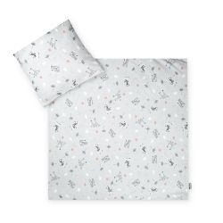 Julius Zöllner Bettwäsche Jersey 80/80+35/40 Savanne grau