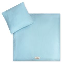 Julius Zöllner Bettwäsche 80x80+35x40 uni aquatic