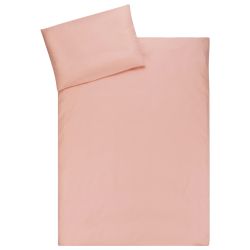 Julius Zöllner Bettwäsche 100x135 + 40x60 uni mauve