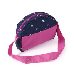 Bayer Chic 2000 Puppen Wickeltasche für Puppenwagen Butterfly navy-pink