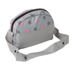 Bayer CHIC 2000 Puppen-Wickeltasche Sternchen Sterne grau