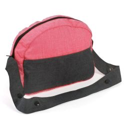 Bayer Chic 2000 Puppen Wickeltasche Melange anthrazit-pink
