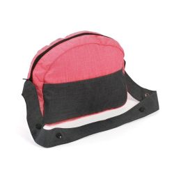 Bayer Chic 2000 Puppen Wickeltasche Melange anthrazit-pink