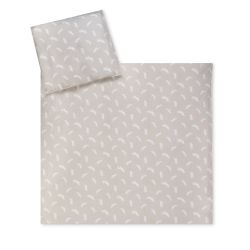 Julius Zöllner Bettwäsche Organic 80x80+35x40 Zweige taupe