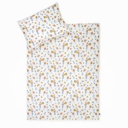 Julius Zöllner Bettwäsche Organic 100/135+40/60 Crazy Flowers