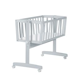 Roba Babywiege Matratze 40x90cm Wiegenfunktion mit Feststellknopf taupe