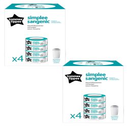 Tommee Tippee Simplee Sangenic Nachfüllkassetten 8er Pack
