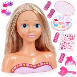 Bayer Design Top Model 27 cm Frisierkopf Schminkkopf mit Zubehör