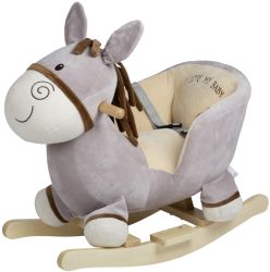 BabyGO Rocker Schaukeltier mit Gurtsystem Donkey Esel