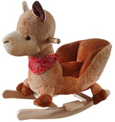 BabyGO Rocker Schaukeltier mit Gurtsystem Lama