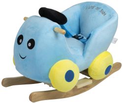 BabyGO Rocker Schaukeltier mit Gurtsystem Car Auto