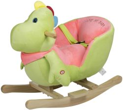 BabyGO Rocker Schaukeltier mit Gurtsystem Dino Dinosaurier