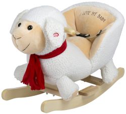 BabyGO Rocker Schaukeltier mit Gurtsystem Sheep Schaf