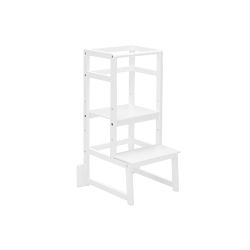 Fillikid Lernturm Tower höhenverstellbar 40 - 60 cm Hartholz weiß
