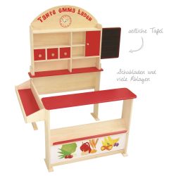 Roba Kids Verkaufsstand Kaufmannsladen Tante Emma Holz Natur