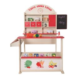 Roba Kids Verkaufsstand Kaufmannsladen mit Zubehör Tante Emma