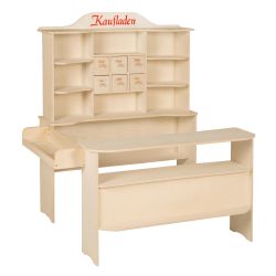 Roba Kids Verkaufsstand Kaufmannsladen Holz Natur