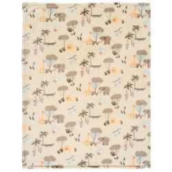 ALVI Microfaserdecke Babydecke UV50+ Jungle 75x100cm
