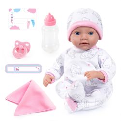 Bayer Design Reborn Babypuppe Puppe 38cm mit Zubehör