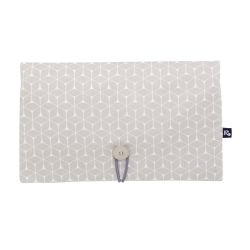 Alvi Windeltasche Raute taupe 28x18 cm