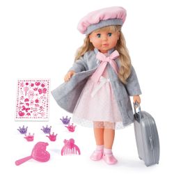 Bayer Design Puppe Charlene Funktionspuppe rosa/grau 46 cm