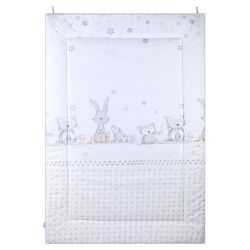 Julius Zöllner Krabbeldecke Bordüre ca. 95x135 cm Häschen und Häschen und Eule