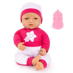 Bayer Design Babypuppe Puppe Chubby Baby 50cm pink Sterne