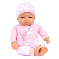 Bayer Design Babypuppe Puppe Chubby Baby 50cm rosa Einhorn
