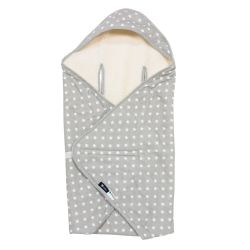 ALVI Reisedecke Stars silber 80x80cm