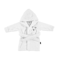 Alvi Bademantel mit Kapuze weiß weiß 74/80