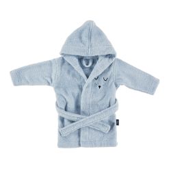 Alvi Bademantel mit Kapuze blau blau 86/92