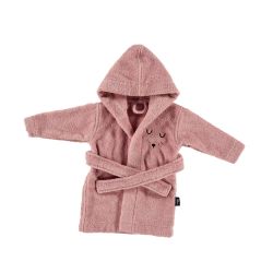 Alvi Bademantel mit Kapuze rosa rosa 74/80