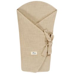 ALVI Wickeldecke Special Fabric Slub Musselin 110x110cm