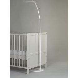 Alvi Himmelstange mit Standfuß 3-fach höhenverstellbar weiß