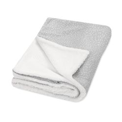 Julius Zöllner Winterdecke Jersey 70/100 Tiny Squares Grey