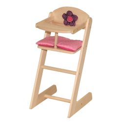 Roba Kids Puppenhochstuhl mit Sitzkissen Happy Fee 