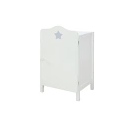 Roba Kids Puppenkleiderschrank aus der Puppenmöbel-Serie Stella, weiß lackiert