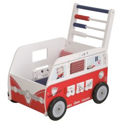 Roba Kids Teddybus Lauflernwagen Puppenwagen Teddy College 