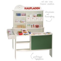 Roba Kids Verkaufsstand Kaufmannsladen inkl. Zubehör Holz Weiß