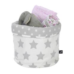 Alvi Utensilo Utensilientasche rund Stars silber 609-9