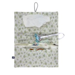Alvi Windeltasche Organic Cotton Drifting Leaves 28x18 cm