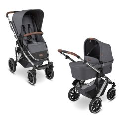 ABC Design 2in1 Kombi-Kinderwagen Salsa 4 Air Diamond asphalt 